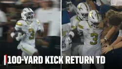 100-YARD KICK RETURN TD 😤 Rahkeem Smith puts Georgia Tech on the board vs. Colorado 💪 | ESPN CFB