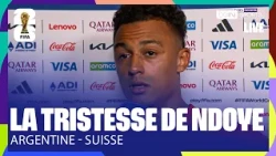 "Very hard to accept..." - DAN NDOYE's reaction after ARGENTINA vs. SWITZERLAND