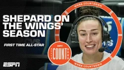 Wings forward Jessica Shepard on being named a WNBA All-Star for the first time ⭐️ | WNBA Countdown