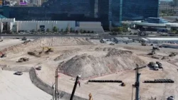 FOX5 Drone Cam shows major milestones at A’s Las Vegas Ballpark site