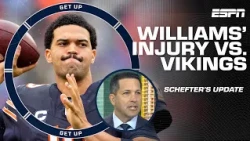 🚨 Adam Schefter sheds light on Caleb Williams' injury vs. the Vikings 🚨 | Get Up