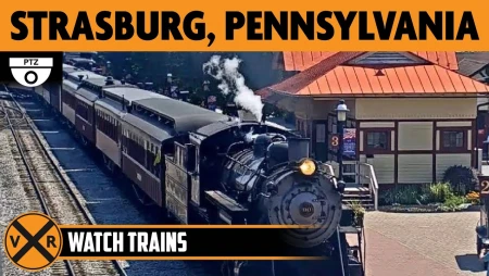Strasburg, Pennsylvania - J Tower Train Camera